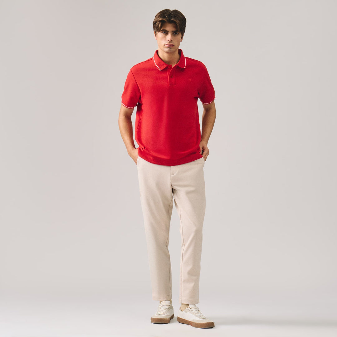 Premium Regular Fit Polo Shirt With Contrast Tipping