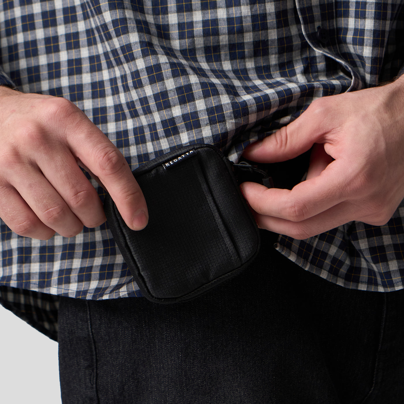 Square Coin Purse With Hook