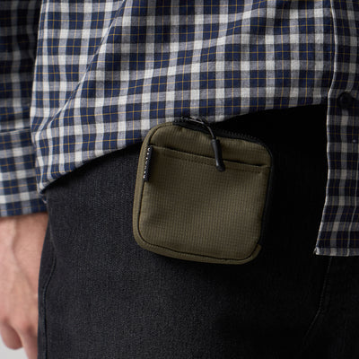 Square Coin Purse With Hook