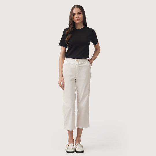 Interlock T-Shirt With Side Slit