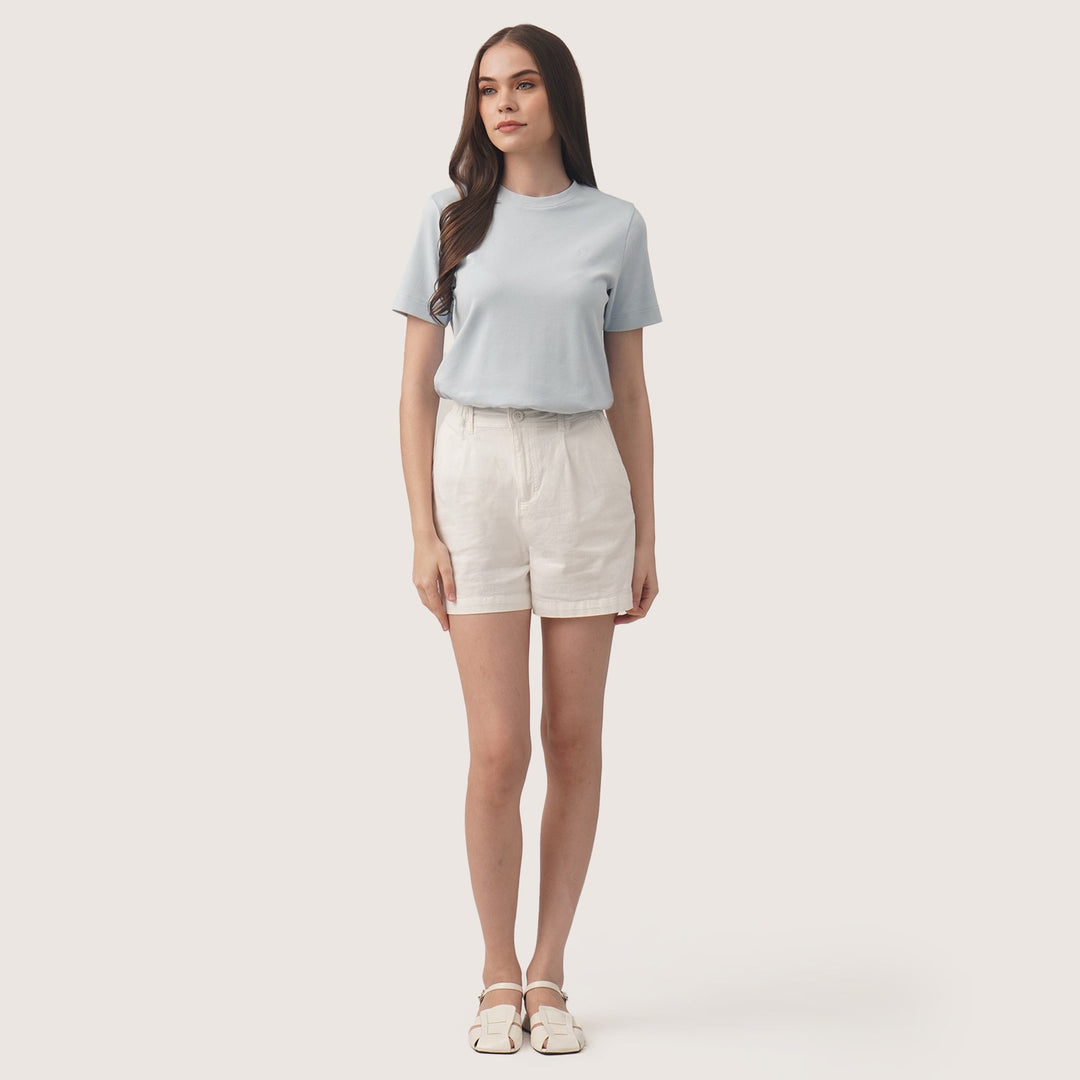 Interlock T-Shirt With Side Slit