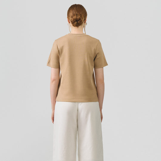 Interlock T-Shirt With Side Slit