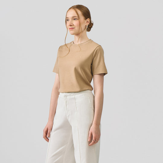Interlock T-Shirt With Side Slit