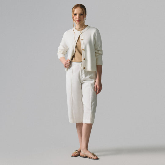 Interlock T-Shirt With Side Slit