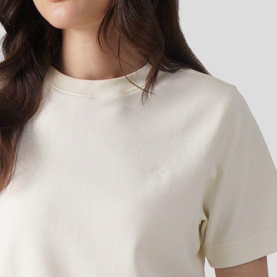 Interlock T-Shirt With Side Slit