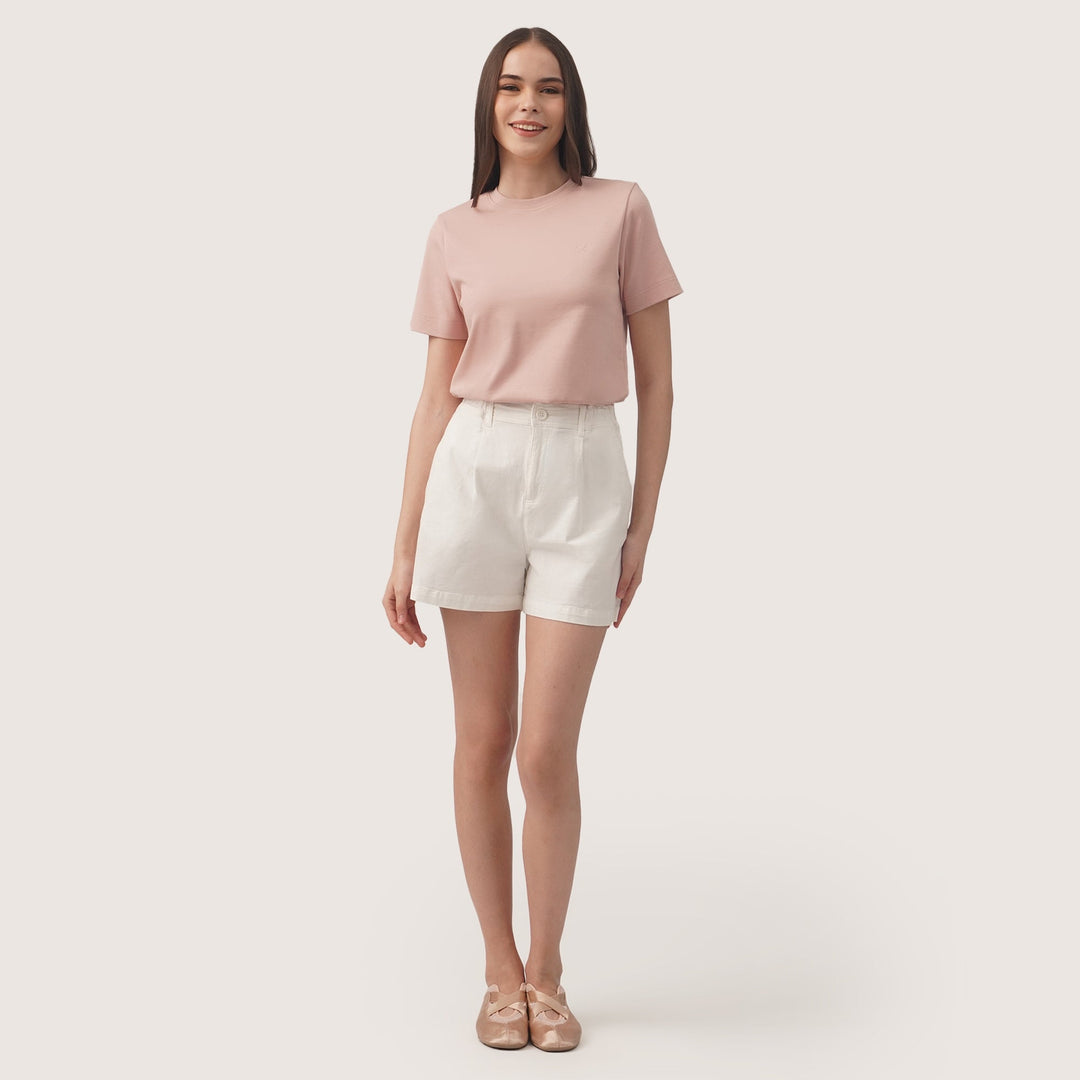 Interlock T-Shirt With Side Slit