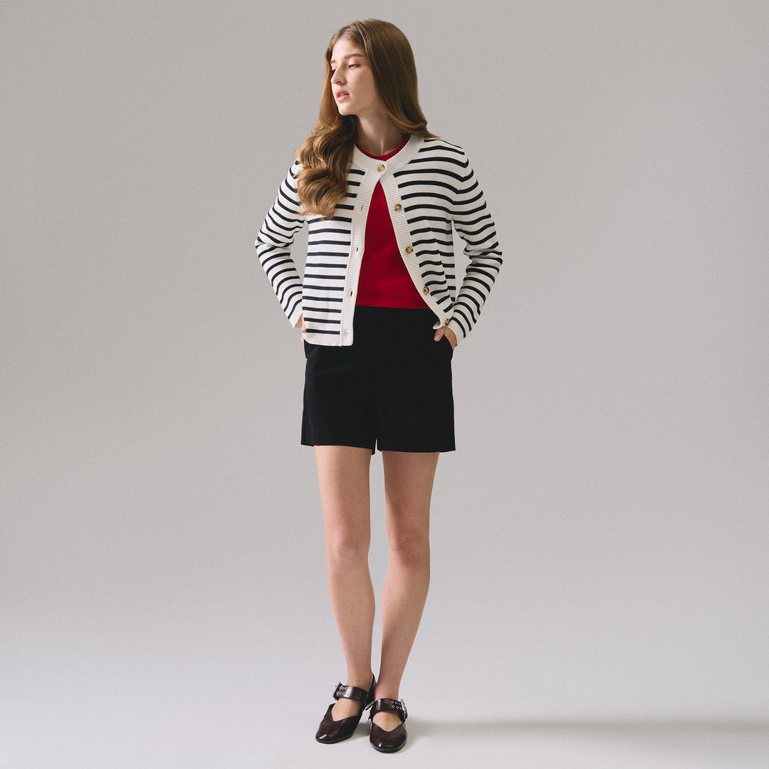Interlock T-Shirt With Side Slit