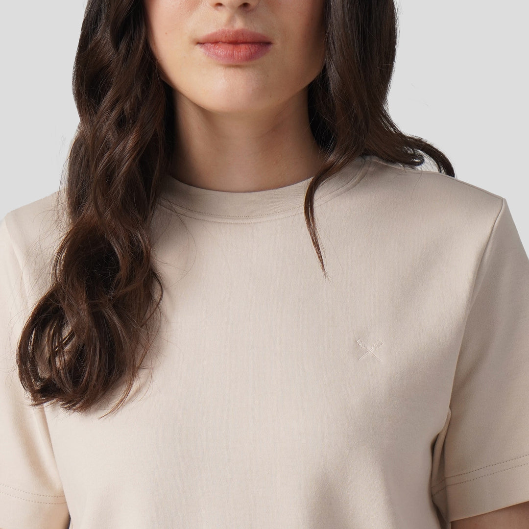 Interlock T-Shirt With Side Slit