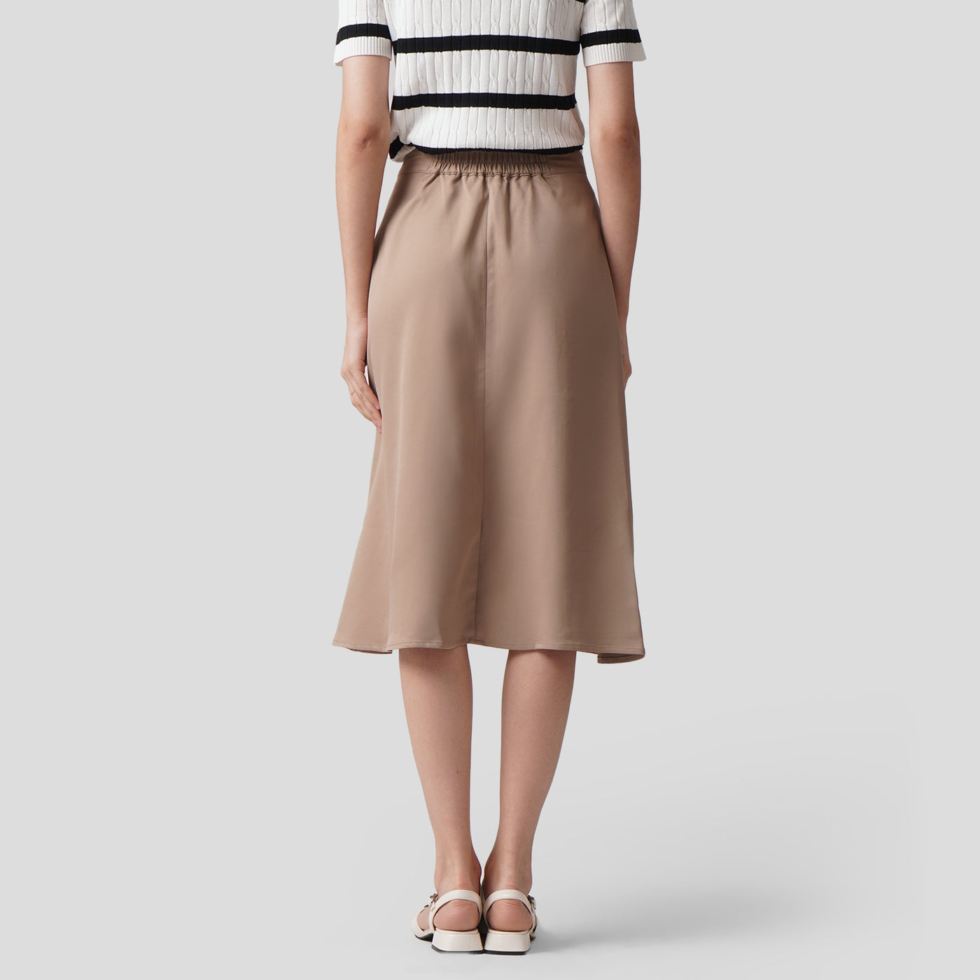 Midi Paneled Skirt
