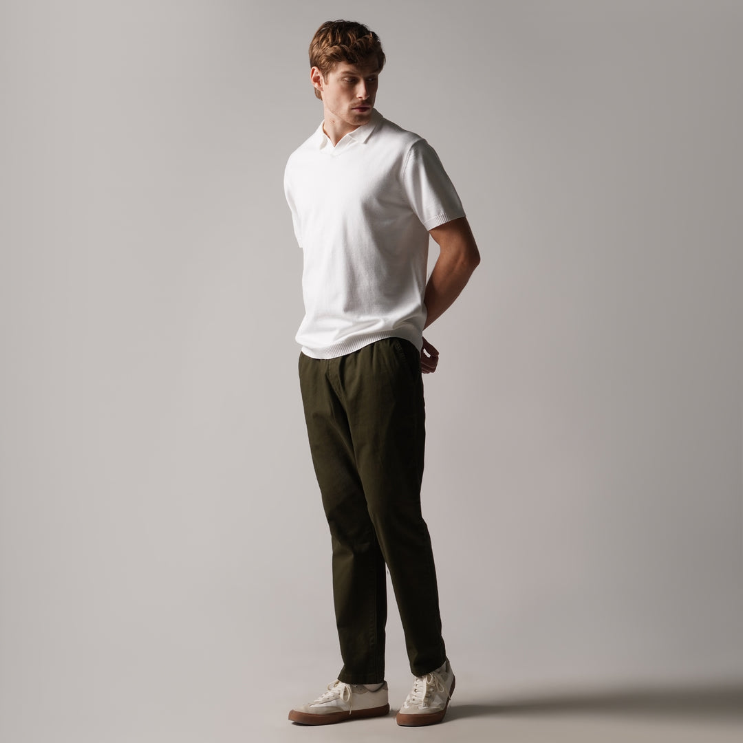 Regular Fit Pull Up Trousers