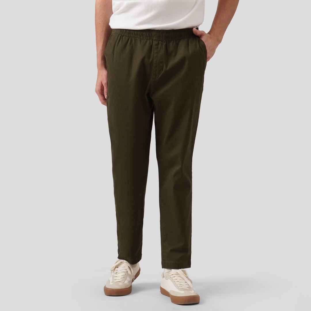 Regular Fit Pull Up Trousers