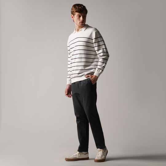 Regular Fit Pull Up Trousers