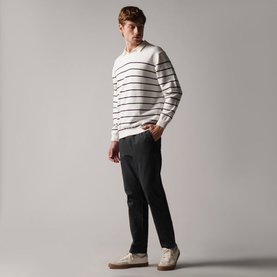 Regular Fit Pull Up Trousers