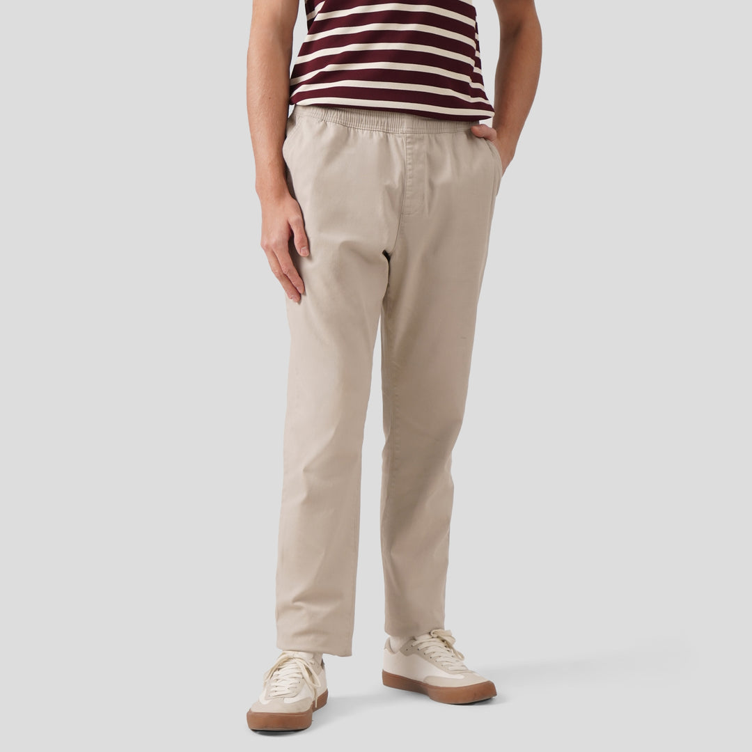Regular Fit Pull Up Trousers
