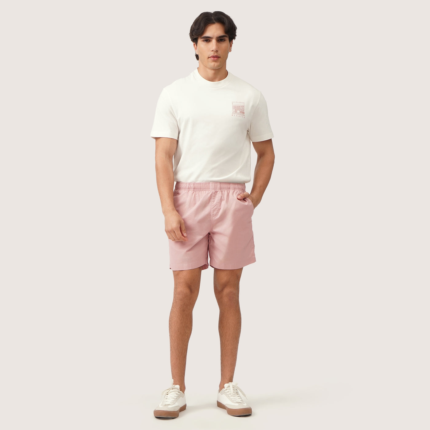 Regular Fit Twill Shorts