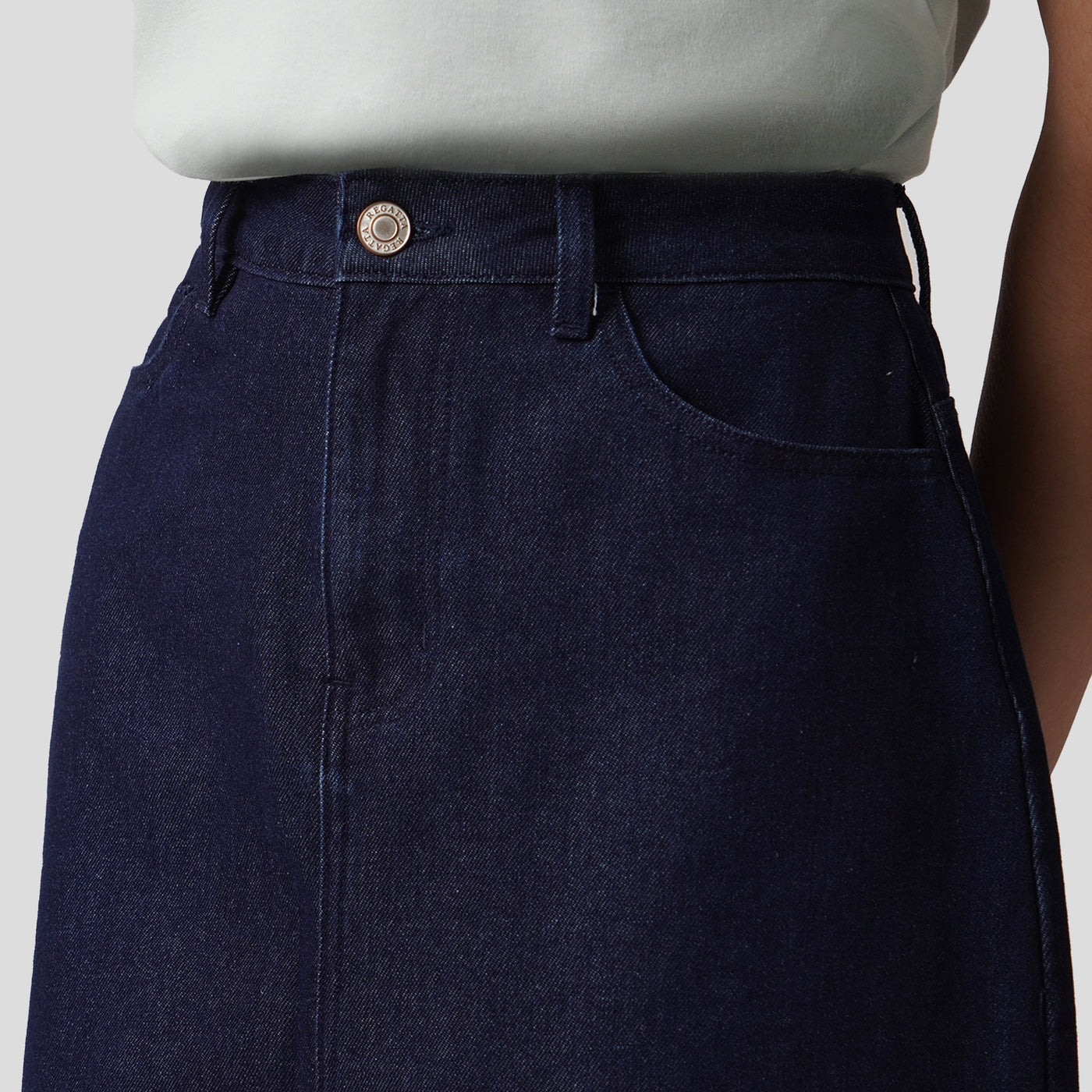 Denim Maxi Skirt