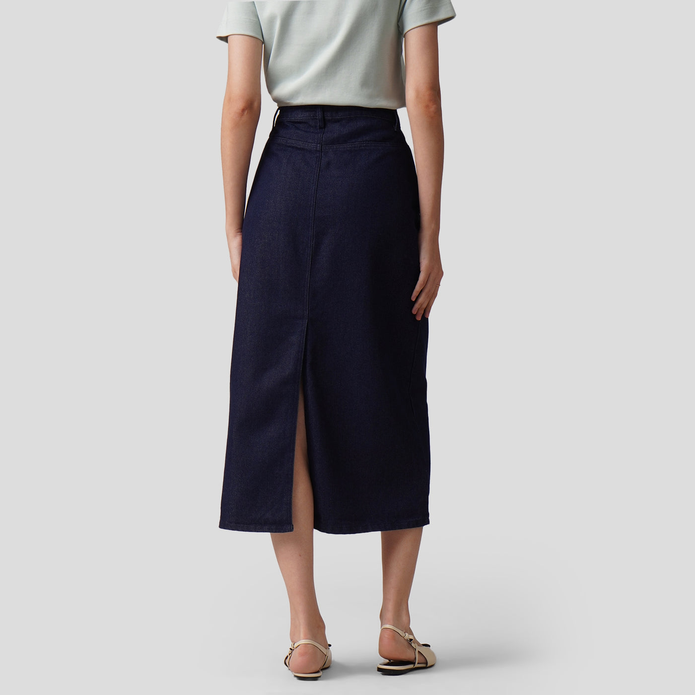 Denim Maxi Skirt