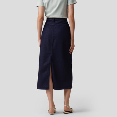Denim Maxi Skirt