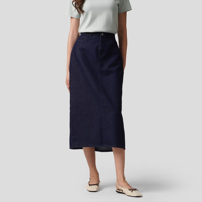 Denim Maxi Skirt