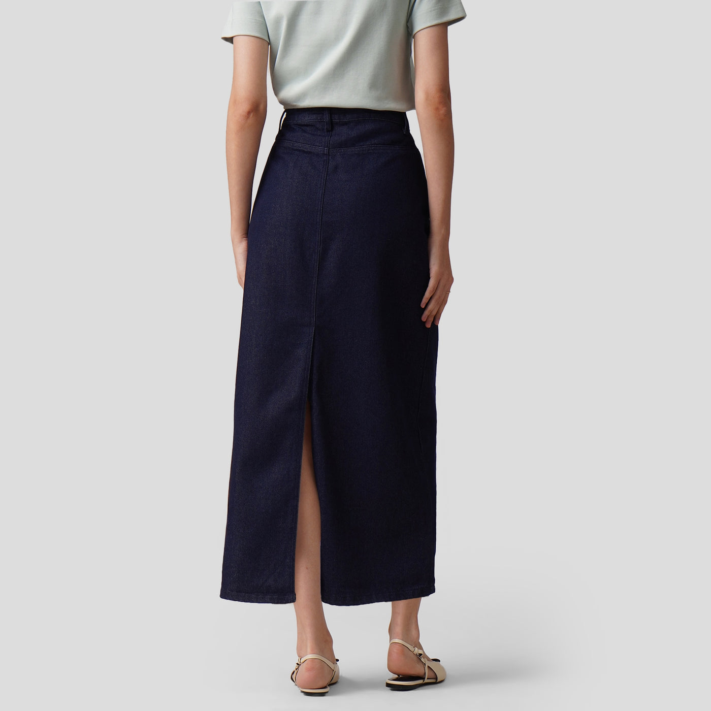 Denim Maxi Skirt