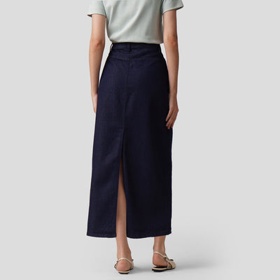 Denim Maxi Skirt
