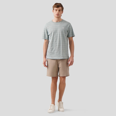 Regular Fit Textured Striped T-Shirt