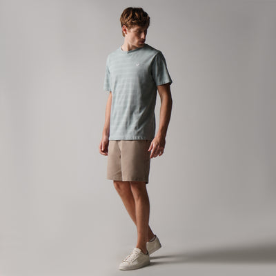 Regular Fit Textured Striped T-Shirt