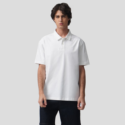 Regular Fit Polo Shirt In Textured Knit Sorona