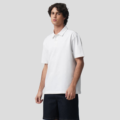 Regular Fit Polo Shirt In Textured Knit Sorona