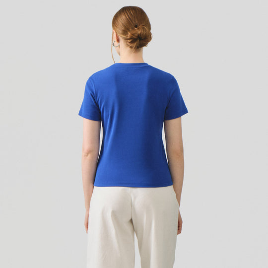 Soft Rib Crew Neck T-Shirt