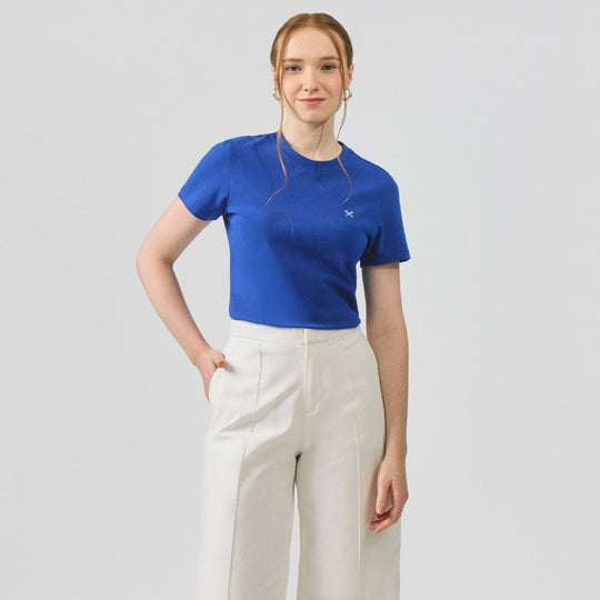 Soft Rib Crew Neck T-Shirt