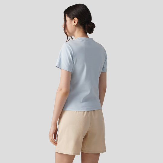 Soft Rib Crew Neck T-Shirt