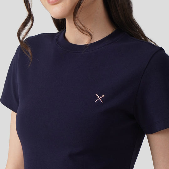 Soft Rib Crew Neck T-Shirt