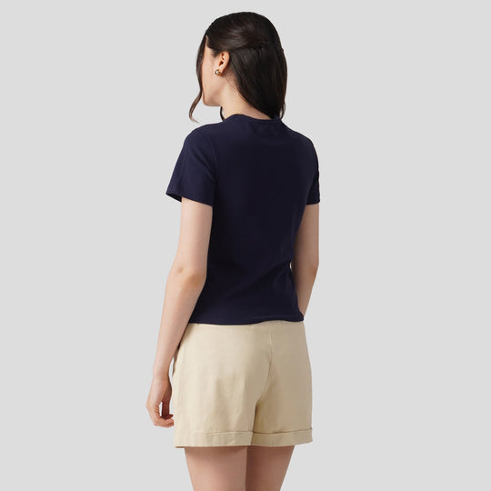 Soft Rib Crew Neck T-Shirt