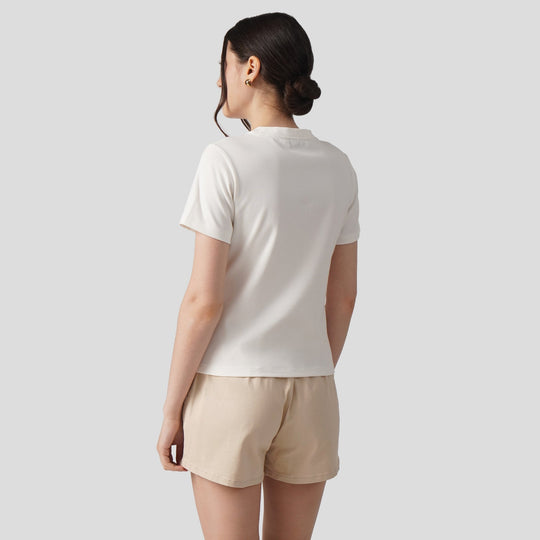 Soft Rib Crew Neck T-Shirt