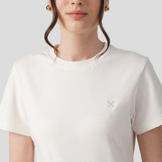 Soft Rib Crew Neck T-Shirt