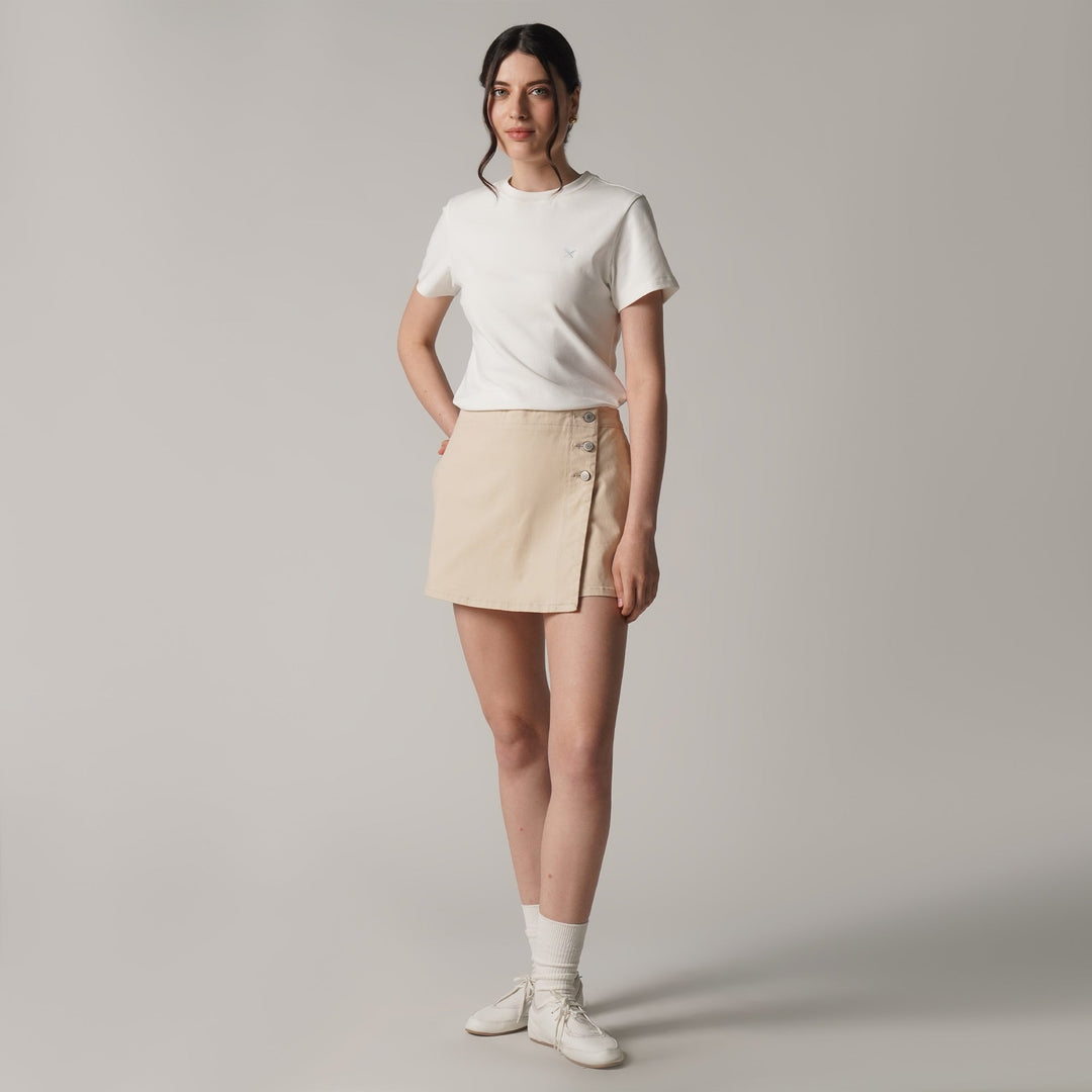 Soft Rib Crew Neck T-Shirt
