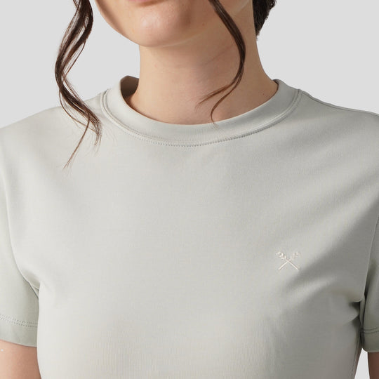 Soft Rib Crew Neck T-Shirt