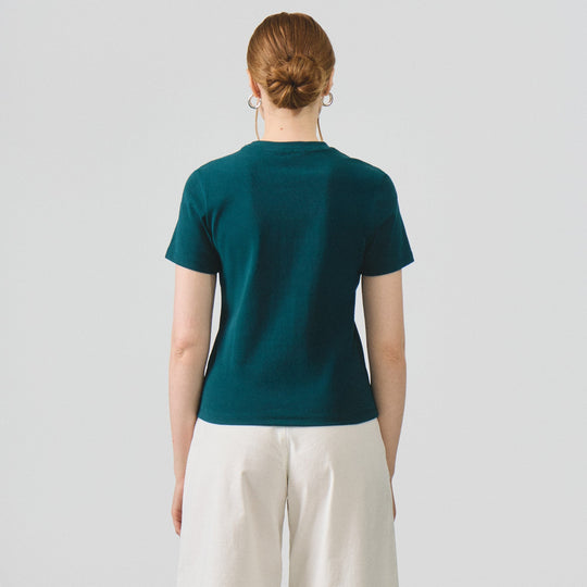 Soft Rib Crew Neck T-Shirt