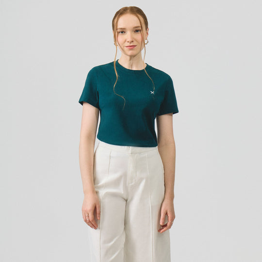 Soft Rib Crew Neck T-Shirt