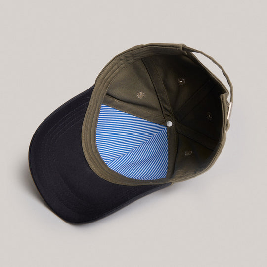 Baseball Cap With Oar Embroidery