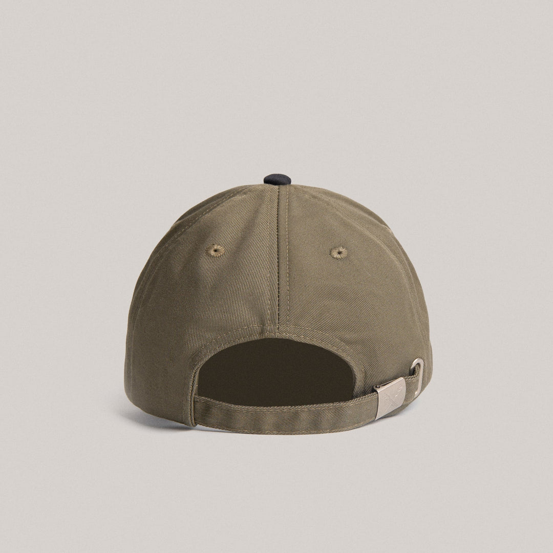 Baseball Cap With Oar Embroidery