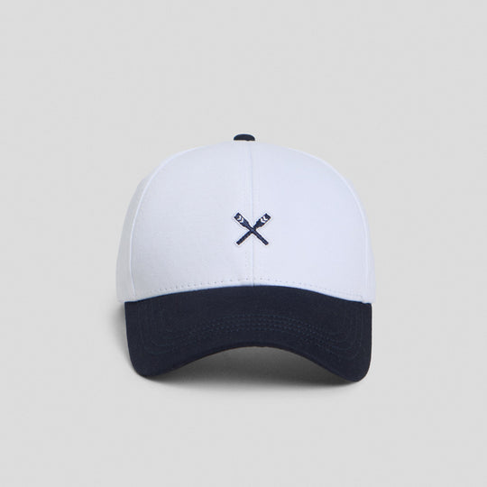 Baseball Cap With Oar Embroidery
