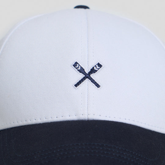 Baseball Cap With Oar Embroidery