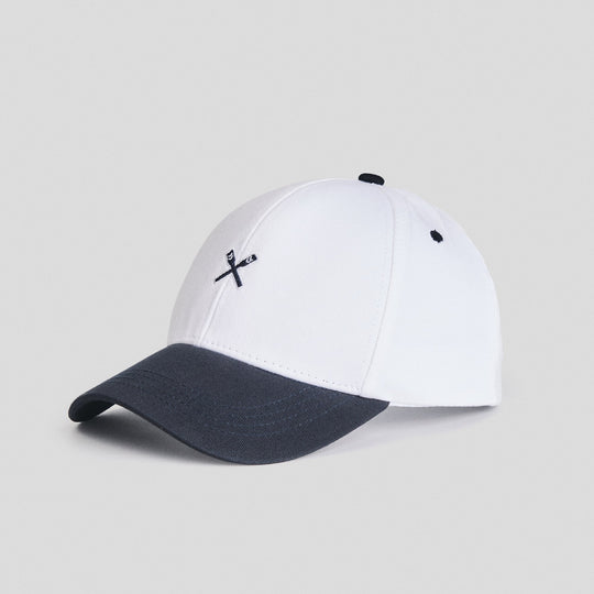 Baseball Cap With Oar Embroidery