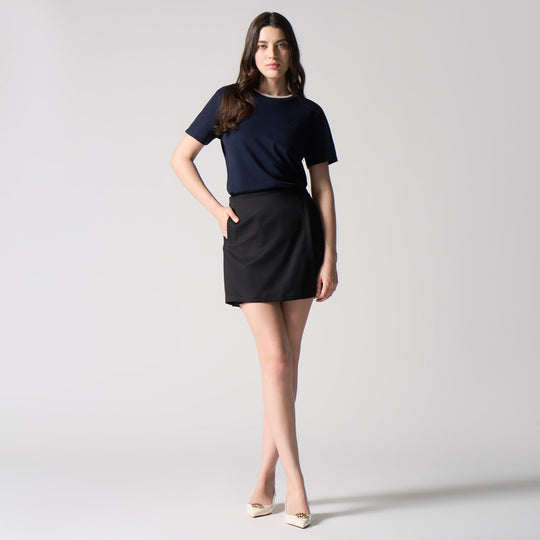 Soft Pique T-Shirt With Tipping