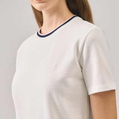 Soft Pique T-Shirt With Tipping