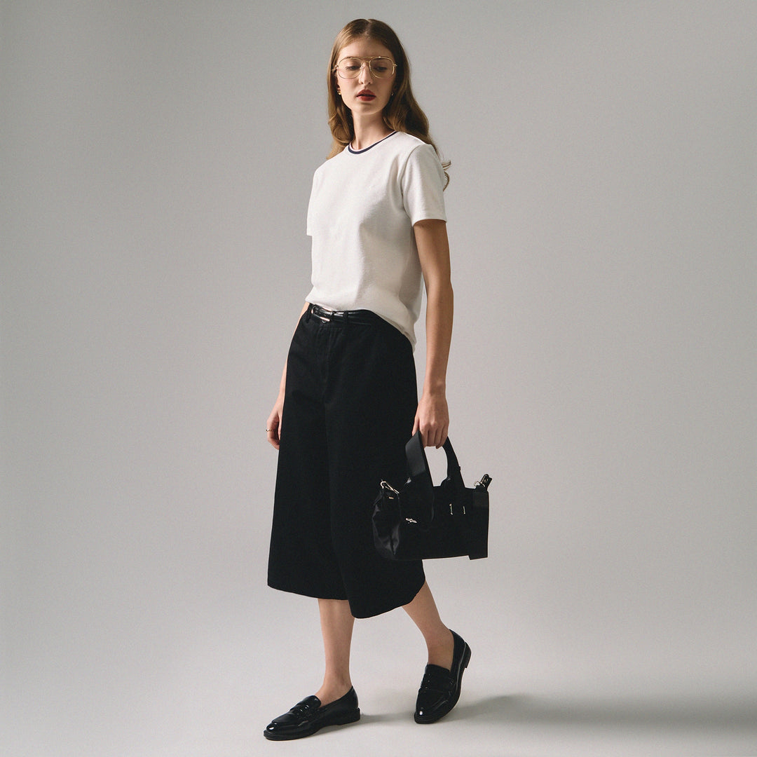 Soft Pique T-Shirt With Tipping