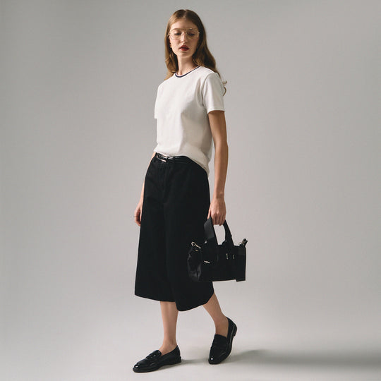 Soft Pique T-Shirt With Tipping