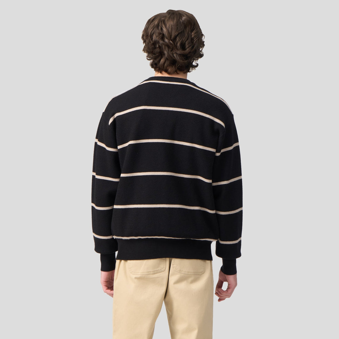 Regular Fit Stripe Pullover In Knit